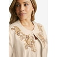 thumbnail image 4 of Jessica London Women's Plus Size Embroidered Denim Topper, 4 of 6