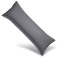 thumbnail image 1 of Funda de almohada Cooling Body WishSmile, gris oscuro, 20 x 54 cm, 1 paquete, 1 of 7