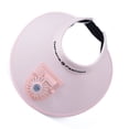 thumbnail image 1 of fastboy Adjustable Sun Hat With Fan Cap For Ultimate Comfort Golf Solar Hat With Built In Fan Beach Fan Hat pink, 1 of 6