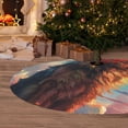 thumbnail image 6 of Picia Colorful Cloud Shepherd Dog Print Christmas Tree Skirt , Christmas Tree Skirt Ornaments for Merry Christmas Holiday Party Decorations Indoor Outdoor-48", 6 of 7