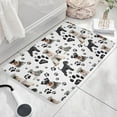 thumbnail image 3 of Schnauzer Dogs with Paw Flannel Non Slip Door Rugs,Washable Door Mats Indoor,Decorative Door Mats,Dirt-Resistant and Absorbent Doormat for Entrance,Bedroom,Kitchen,Bathroom,31.5x17in(80x43cm), 3 of 4
