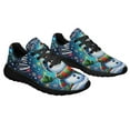 thumbnail image 6 of Snowman Let It Snow Winter Wonderland ChriStas Shoes Sneakers Black Size 10, 6 of 7