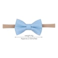 thumbnail image 2 of New Baby Girls Elastic Leather Hair Ties Bows Kids Accessories Headband 10, 2 of 7