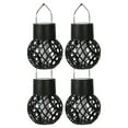 thumbnail image 6 of tumgatte Solar Flame Hanging Lights Outdoor 4 Pack Flickering Torch Light Decorative Waterproof Lantern for Garden Patio Balcony Yard Pathway, 6 of 6