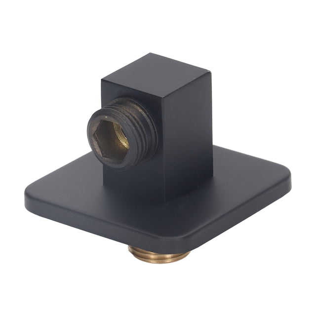 Soporte para cabezal de ducha, instalación oculta, impermeable, ajustable, montaje en pared, soporte de ducha para accesorios de cabezal de ducha, negro