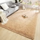 thumbnail image 1 of Alfombra Merelax 152x244 cm Grande de Peluche Antideslizante Color Beige Claro, 1 of 6