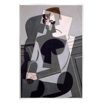 Stupell Industries Portrait de Madame Josette Juan Gris Classic Abstract Painting Painting Unframed Art Print Wall Art, Design by one1000paintings