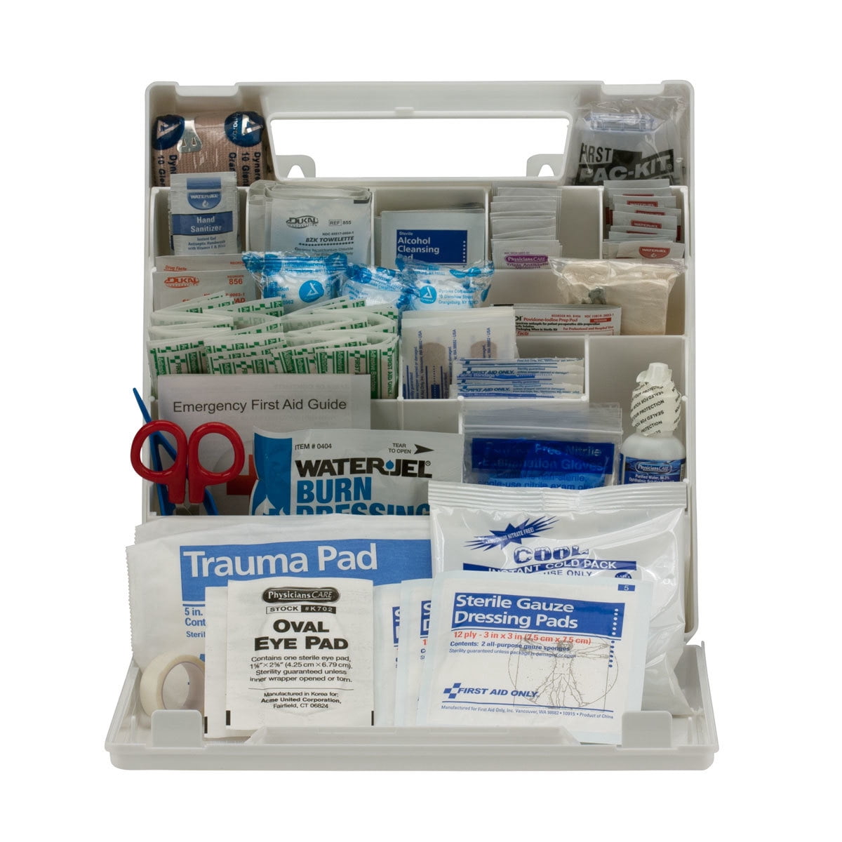 First Aid Only 183 Piece Plastic First Aid Kit, ANSI Compliant