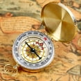 thumbnail image 4 of Mosiee For Compass Hiking Pocket Brass Golden For Compass Portable Noctilucent Vintage For Compass Precision Navigation Parts, 4 of 9