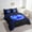 Black Blue, variant on Hippie Football Twin Comforter Set with Sheets - 7 Pieces Neon Soccer Twin Size Bedding Sets,Sports Lover Bed in a Bag with 3D Check Plaid Comforter, Sheets, Pillowcase & Shams