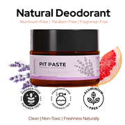 Aluminum-Free Deodorant Cream – Natural Odor Protection with Lavender & Grapefruit, Shea & Cocoa Butter, 2 oz