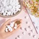thumbnail image 3 of 500Pcs Box Filler Foam Small Square Foam Blocks White 0.43 Inch Jelly Cube Block Mini Bead Craft Filling Accessories for Art Vase Filler Bean Bag Craft DIY Wedding Holiday Party Decoration, 3 of 5