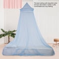 thumbnail image 4 of Cortinas con dosel BuyWeek mosquitera de encaje para cama de princesa, 4 of 10