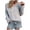 Gray, variant on Aoochasliy Womens Sweaters Pullover Clothes Trendy Solid Color Pullove Round-Neck Casual Sweater Tops