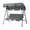 Dark Gray/70"x 44" x 60", variant on Alvantor 2-Seat Porch Swing with Canopy, Outdoor Patio Swing Chair with Cushion and Steel Frame for Backyard Garden Balcony