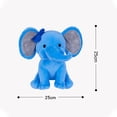 thumbnail image 4 of One opening Kids Fluffy Toys Multicolor Elephant Shaped Plush Doll Stuffed Toy, 4 of 4