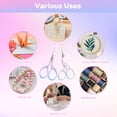 thumbnail image 7 of EXLEAF Embroidery Scissors 2 Pcs Small Sewing Scissors Sharp Stainless Steel 3.6 Inches for Artwork, Crochet, Needlework, Threading, Pink, 7 of 7