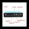 thumbnail image 2 of USB 6 Channel 5.1 / 7.1 Surround Tarjeta de Sonido Externa PC Laptop Desktop Tablet Audio Tarjeta Adaptadora óPtica (Negro), 2 of 5