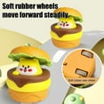 thumbnail image 6 of Gqtwoy Hamburger Car Toy, Press and Slide Fun Toy, Cute Animal Car with Soft Rubber Wheels, Interactive Burger Vehicle, Ideal for Gifts, Stress Relief and Playful Entertainment, 6 of 6