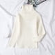 thumbnail image 2 of Suéter De Cuello Alto Para Niños Pequeños Suéter De Punto Para Bebés Suéter Suave Sólido Cálido Suéter De Ganchillo Blanco Odeerbi LM103-767, 2 of 4