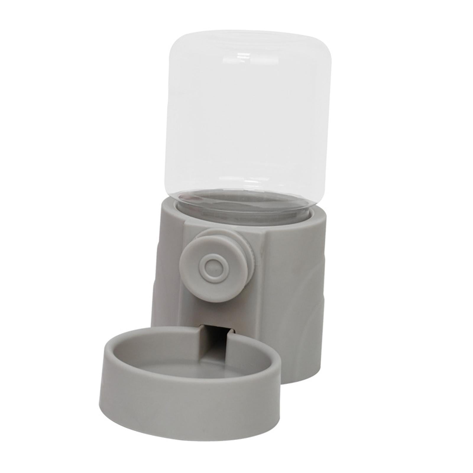 Bvdfgk Dog Cat Automatic Feeder Feeding Container Large Capacity Cage Hanging Dispenser Gray Water Dispenser