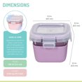 thumbnail image 3 of Melii Glass Food Storage Containers with Silicone Sleeve 3 Pack, 3 of 6