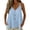 ❧352-Blue, variant on Women's Casual Loose Fashion Linen Halter Tie V-Neck Pullover Top - Boho Tank for Summer and Beach, Pants for Women