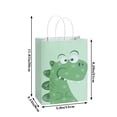 thumbnail image 2 of 20Pcs dinosaur graphics Birthday Theme Gifts Paper Bags with Handles for Birthday party, 2 of 7