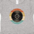 thumbnail image 4 of Inktastic Retro Vinyl Record Music Vintage Sunset Girls Baby Dress, 4 of 5