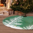 thumbnail image 6 of Picia Christmas Green Print Christmas Tree Skirt , Christmas Tree Skirt Ornaments for Merry Christmas Holiday Party Decorations Indoor Outdoor-48", 6 of 7