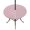 Pink, variant on Round Outdoor Tablecloth with Umbrella Hole and Zipper, Blue Moroccon Tablecloth with Elastic Waterproof, Middle Century Minimalist Rustic Geometric Patio Table Covers for 55" - 60" Pool Tables
