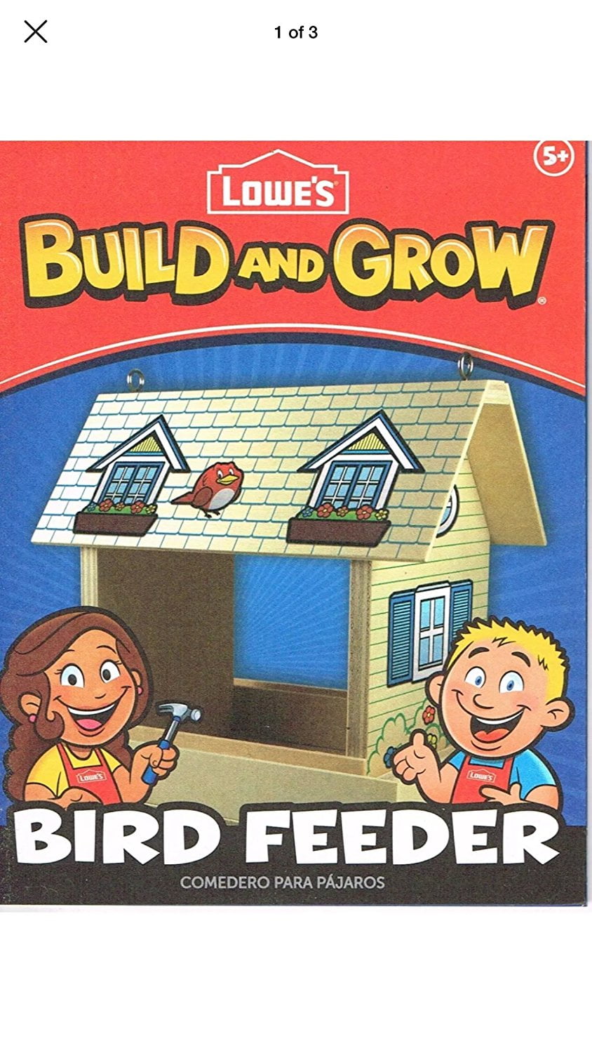 Build And Grow Bird Feeder Lowe S Build And Grow By Lowes Ship
