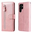 thumbnail image 1 of Estuche de Cuero PU con Cierre para Samsung Galaxy S23 Ultra 5G , Funda Protectora con Billetera y Correa, 1 of 6