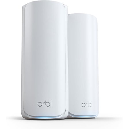 Restored NETGEAR Orbi 770 Series Tri-Band WiFi 7 Mesh Network System (RBE772) - Router   1 Satellite Extender, Security Features, Up to 11Gbps (Refurbished)