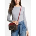 thumbnail image 2 of Michael Kors Women's Jet Set Large Logo Crossbody Bag In SIG. Brown/Red, 2 of 4