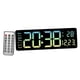 thumbnail image 3 of Reloj despertador de escritorio LED digital 16 pulgadas control remoto Macarena, 3 of 8
