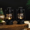 thumbnail image 5 of KUNPENG LED Lantern Party Favors, 10 PCS Miniature Vintage Decorative Candle Lanterns for Christmas Ornament and Camping Atmosphere, Retro Battery Operated Lantern, 1.6" x 1.6" x 2.4", 10 Count, 5 of 15