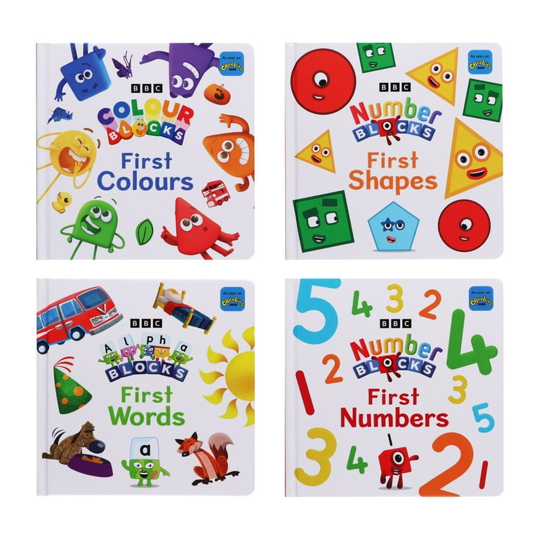 Numberblocks, Alphablocks and Colourblocks First 4 Books Set