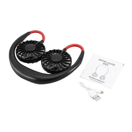 

USB Charging Lazy Neck Fan Rechargeable Practical Portable Wearable Sports Fan