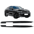 thumbnail image 3 of Ikon Motorsports Side Skirts Compatible With 2020-2025 BMW G06 X6 M Sport IKON Style Carbon Fiber Print Rocker Panel Extensions PP 2PCS, 3 of 4