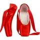 thumbnail image 3 of Zapatillas de ballet perfecl zapatos de baile profesionales punta adultos Rojo 39, 3 of 6