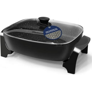 Dash 1400W Electric Skillet 14 inch Non-Stick Surface With Glass Lid Family  Size