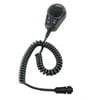 8" Solid Black Outdoor Icom Standard Rear Mount Mic for M504, M602, and M604