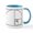 White/Blue Inside, variant on CafePress - Golden Ratio - 11 oz Ceramic Mug - Novelty Coffee Tea Cup