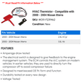 thumbnail image 2 of HVAC Thermistor - Compatible with 2000 - 2004 Nissan Xterra 2001 2002 2003, 2 of 2