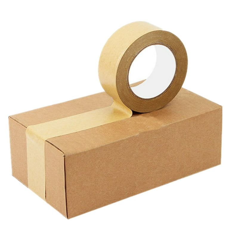 Brown Tape Kraft Paper Tape Recyclable Packing Tape Adhesive Masking Paper  Tape Heavy Duty Furniture Repair Tape Packaging Tools - AliExpress