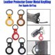thumbnail image 3 of Bakeey Portable Pure PU Leather Protective Cover Sleeve for Apple Airtags bluetooth Tracker, 3 of 5