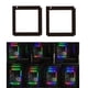 thumbnail image 1 of 2 licencias traseras RGB de 5 emiten luz decorativa ARGB Sync Back-Plane Back Light para licencia base , licencia base para juegos, escritorio, ca Hugo tablero de luz, 1 of 10
