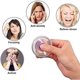 thumbnail image 4 of Fidget Hand Spinners - Spinner de dedo con forma de ala de dragón, de metal, de acero inoxidable, para aliviar el estrés, juguete en espiral, regalo de cumpleaños para niños, 4 of 5
