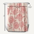 thumbnail image 5 of Simply Daisy 70" W x 73" L Antique Flowers Polyester Shower Curtain, Blush Coral [1 Ct], 5 of 5